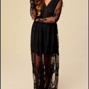 Sold Black lace dress